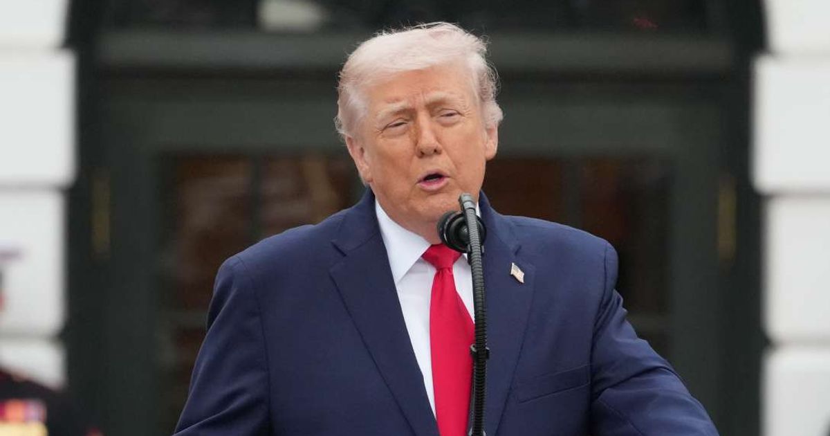 President Donald Trump once again accused Democrats of rigging the 2020 election as he criticized their efforts against the SAVE Act (AP Photo/Alex Brandon)