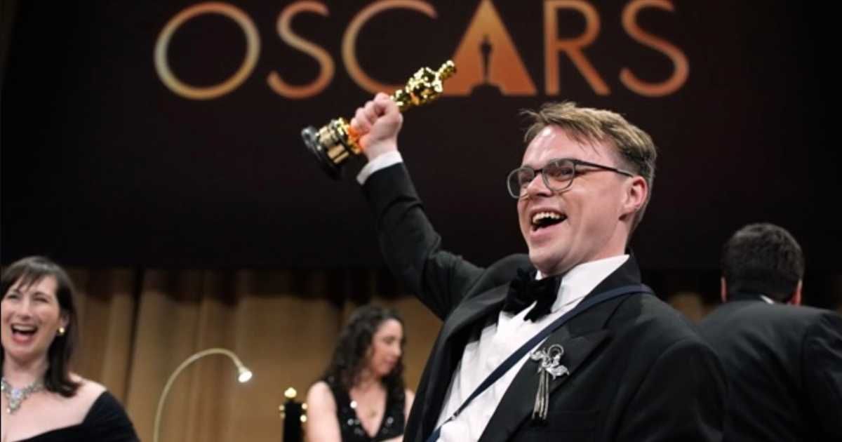 Pavel Talankin’s Oscar statuette was located in Frankfurt after going missing during transit from John F Kennedy International Airport (@pashatalankin/Instagram)