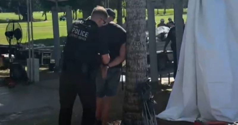 Unruly man arrested at Trump’s Florida golf club after Secret Service confrontation