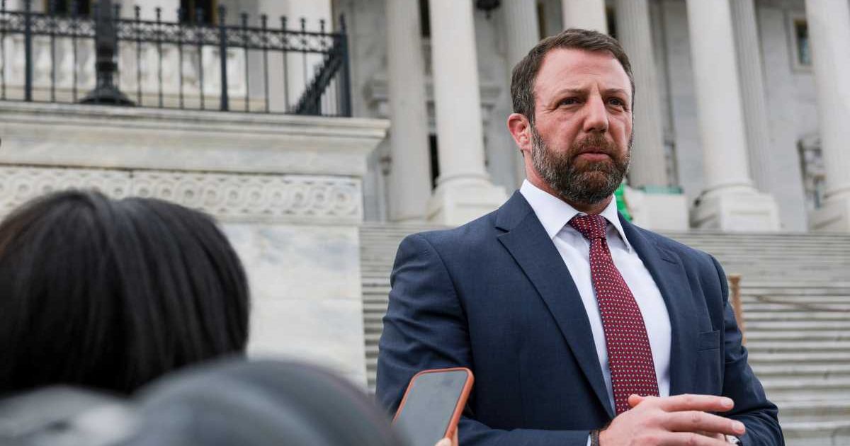 Markwayne Mullin blasted Democrats as ‘crazy’ as the political fight over DHS funding for ICE and CBP intensifies (Getty images) 