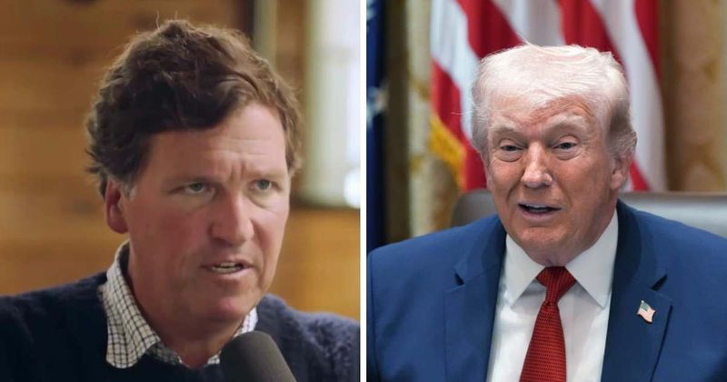 Tucker Carlson says Trump hangouts feel like ‘smoking hash’ with ‘spell-like’ effect