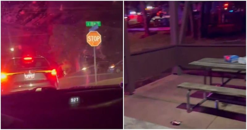 Video captures aftermath of Arcadia Lake shooting in Edmond, Oklahoma that left 12 injured