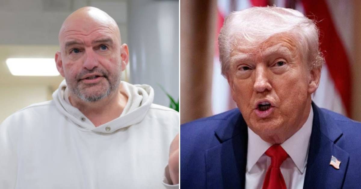 Reports say President Donald Trump is keen to invite Senator John Fetterman to the GOP (Getty Images)
