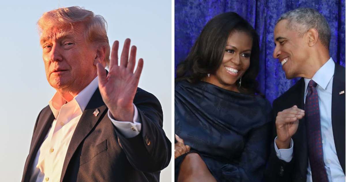 Barack Obama said Donald Trump’s political return added strain to his marriage with Michelle Obama (Getty Images)