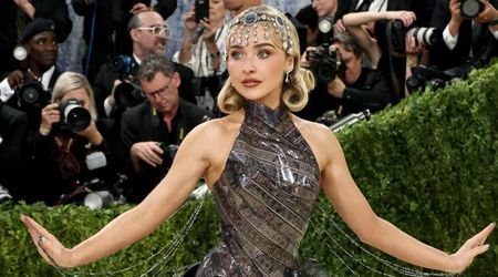 Sabrina Carpenter honors Audrey Hepburn’s 1954 classic with film-strip gown at Met Gala 2026