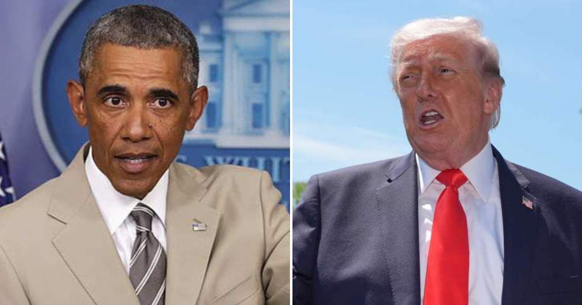 Former president Barack Obama calls out President Donald Trump for targeting his family (Getty Images, AP Photo/Mark Schiefelbein)