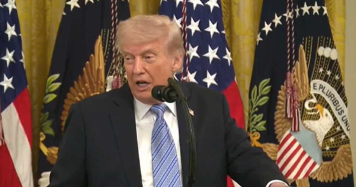 Donald Trump joked about his age during a White House event (X/ @FoxNews)