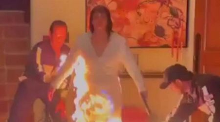 Fact Check: Did Katy Perry set herself on fire at the Met Gala?