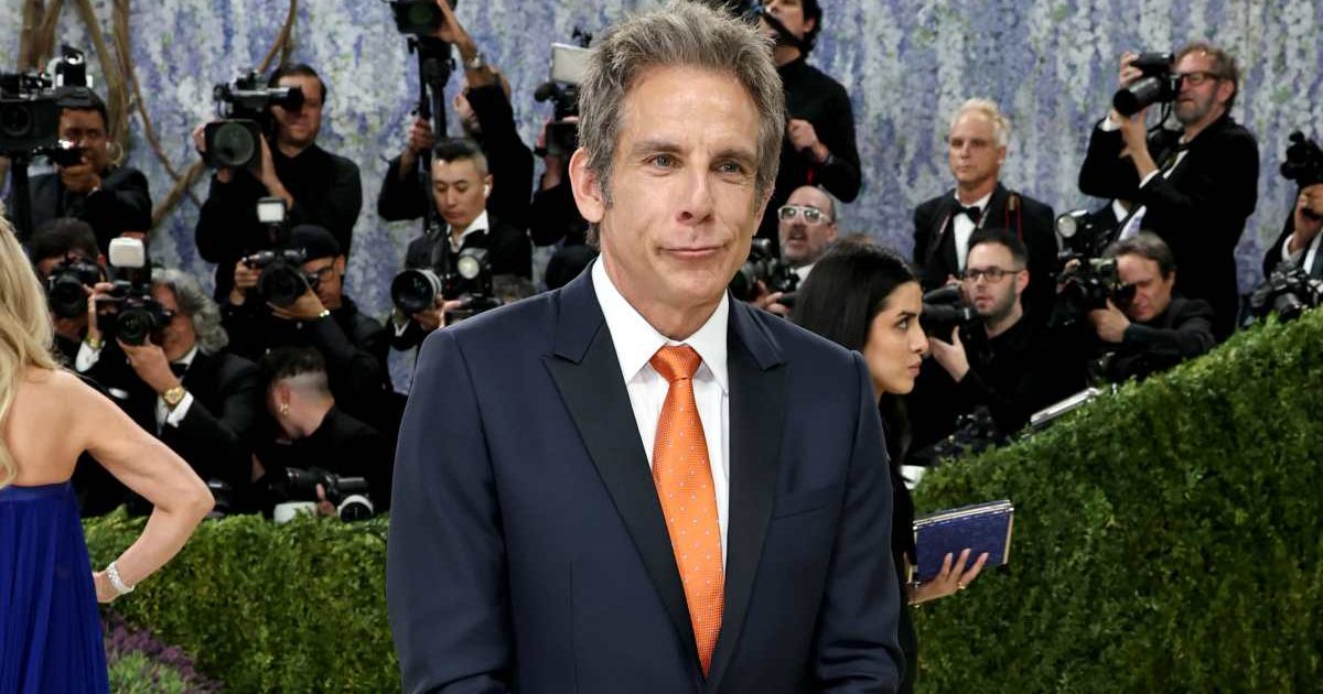 Ben Stiller attended the Met Gala as the Knicks playoff game unfolded at Madison Square Garden (Getty Images)