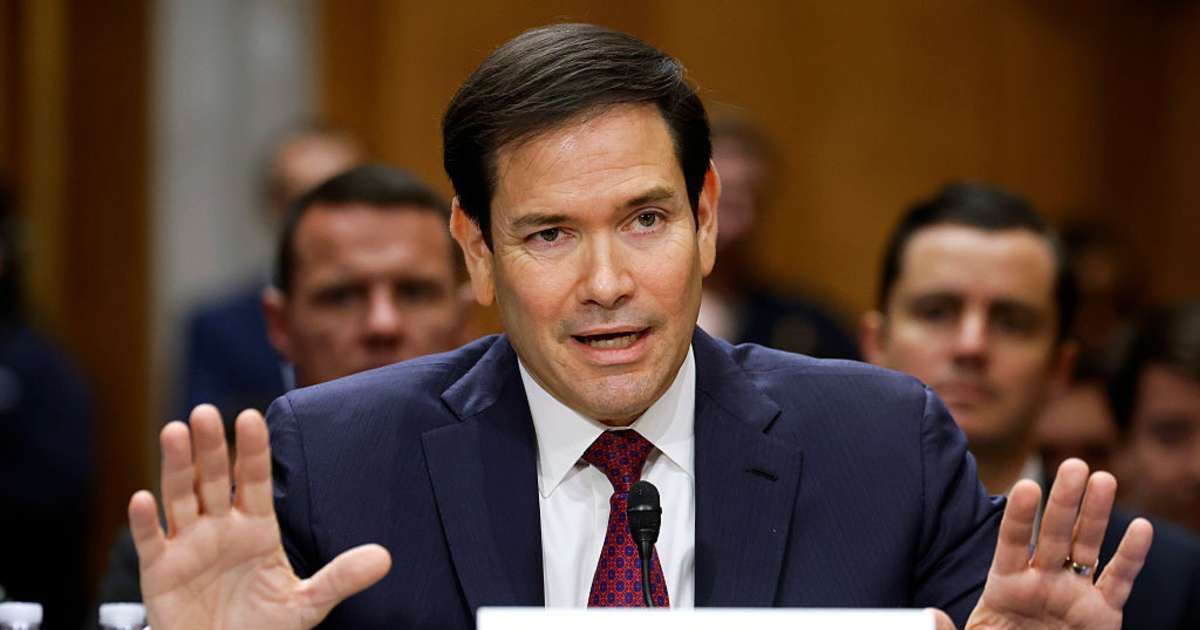 Secretary of State Marco Rubio testifies during a Senate Foreign Relations Committee hearing in the Dirksen Senate Office Building on Capitol Hill on January 28, 2026 in Washington, DC (Getty Images)