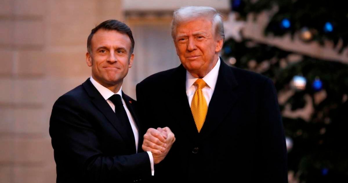 'Europe and the United States have much better things to do' than exchange tariff threats, Macron said (Getty Images)