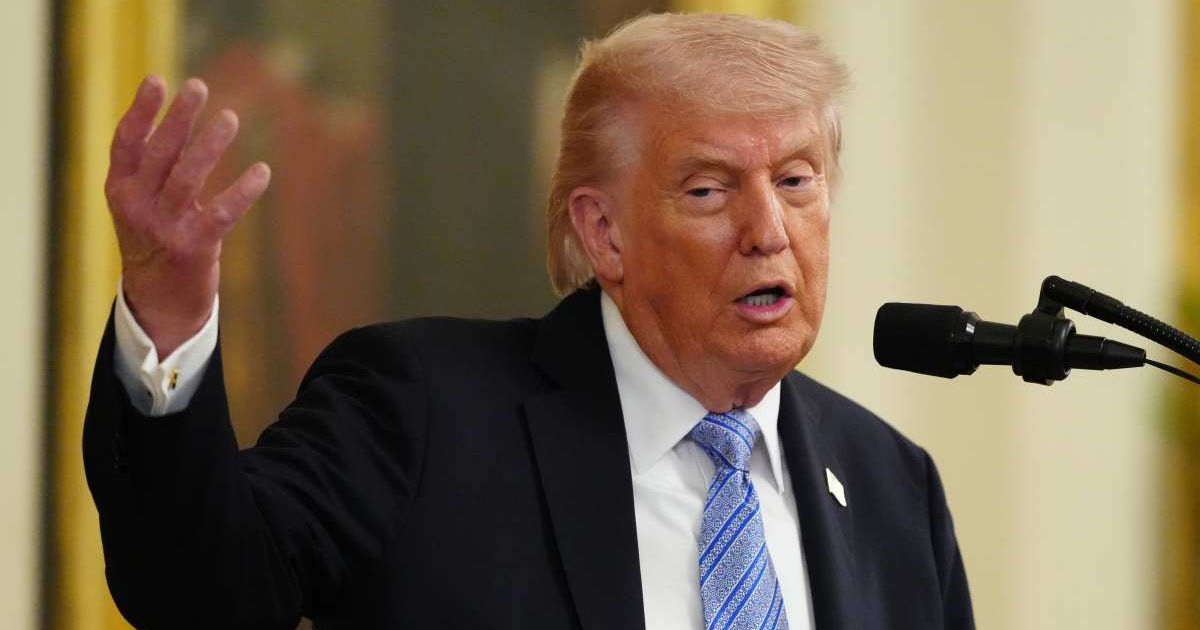 'They don’t like playing games with us,' Trump said, adding Iran had been weakened by weeks of military strikes (AP Photo/Jacquelyn Martin)