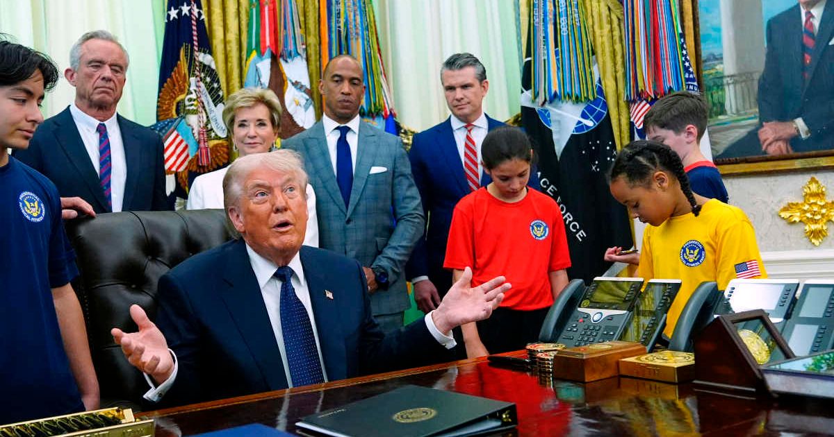 Donald Trump described Iranian protesters being shot by armed forces while answering questions about possible US-backed unrest in Iran (AP Photo/Jacquelyn Martin)