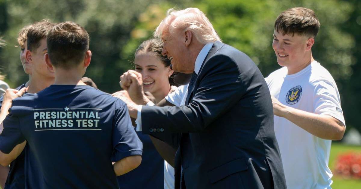 Donald Trump revived the Presidential Physical Fitness Award, bringing fitness tests back to 150+ schools on US military bases (Anna Moneymaker/Getty Images)