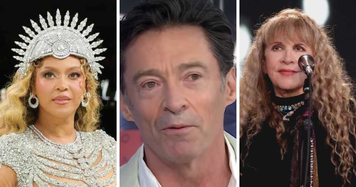 Hugh Jackman said Beyonce teared up while watching Stevie Nicks perform at Met Gala 2026 with daughter Blue Ivy beside her (Getty Images, Instagram/todayshow)