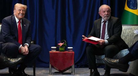Trump says 'trade and tariffs' took center stage in meeting with Brazil's President Lula