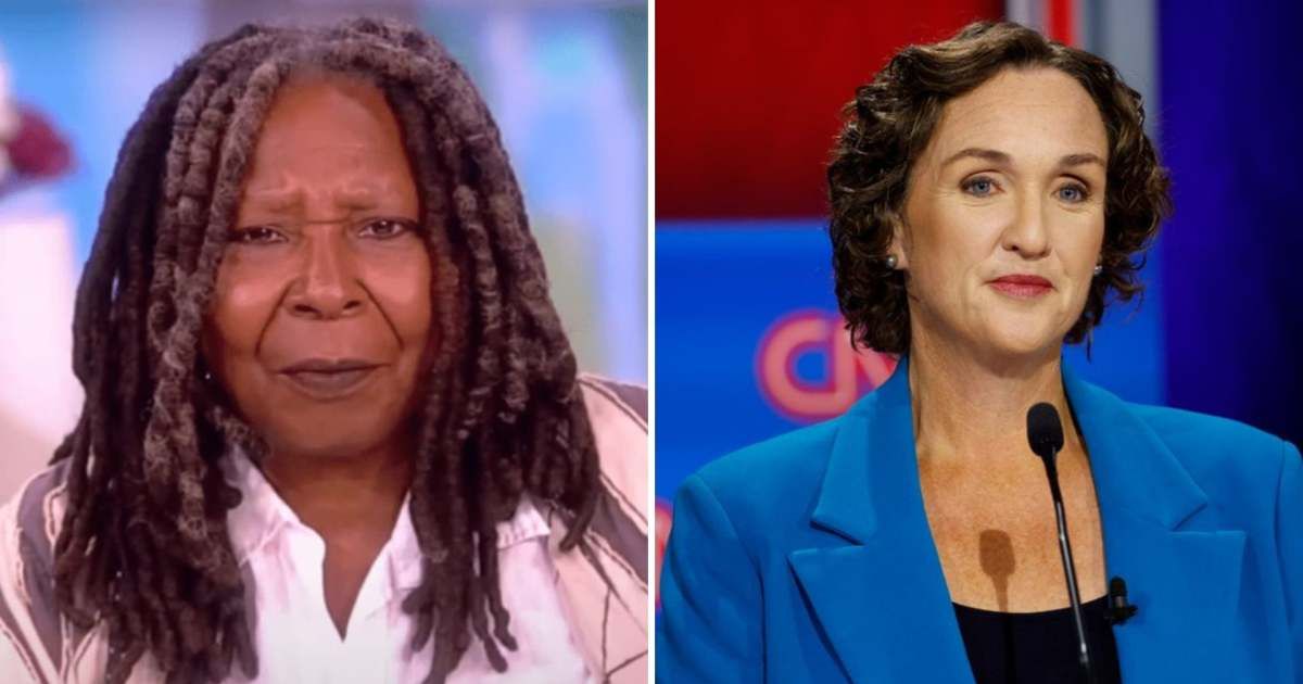 Goldberg echoed the sentiment that voters should focus more on Porter’s ability to govern than isolated emotional exchanges caught on camera (Screengrab/X/The View, Getty Images)