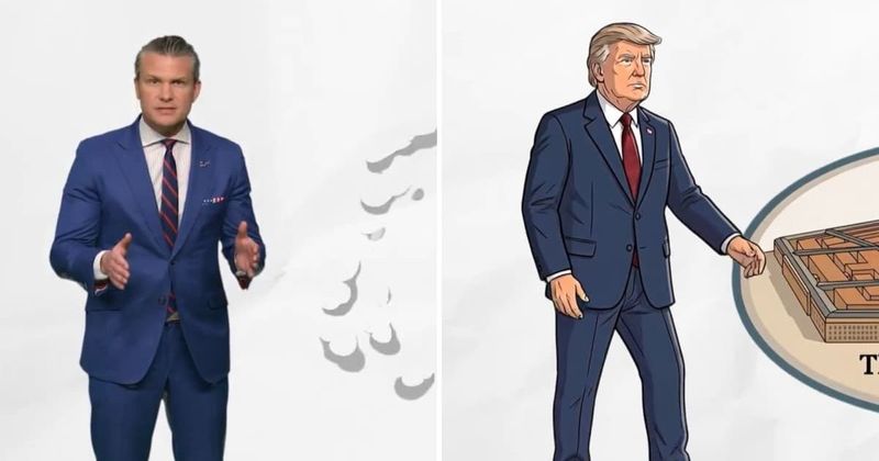 Pete Hegseth makes a bizarre animated Pentagon pitch as he pushes massive defense budget increase