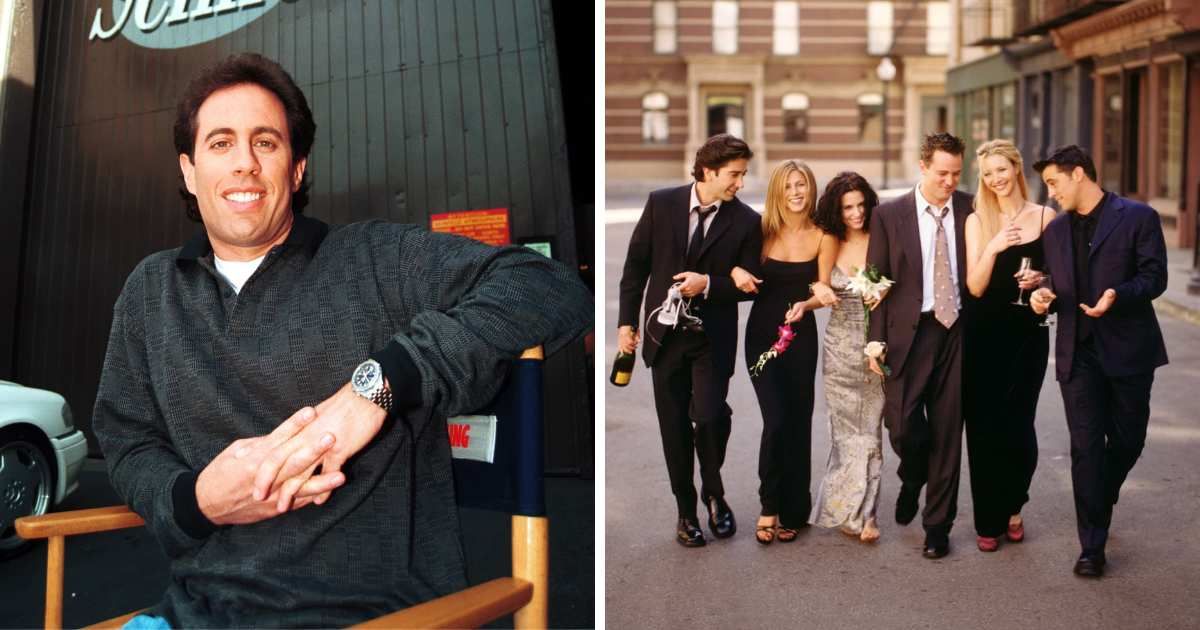 Jerry Seinfeld revisited long-standing comparisons between ‘Seinfeld’ and ‘Friends’ during his Netflix comedy festival appearance.(Getty Images)