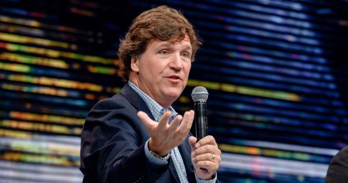 A viral post on X claimed that Tucker Carlson said President Donald Trump would be 'dead very soon' and described him as 'incompetent' (Ivan Apfel/Getty Images)