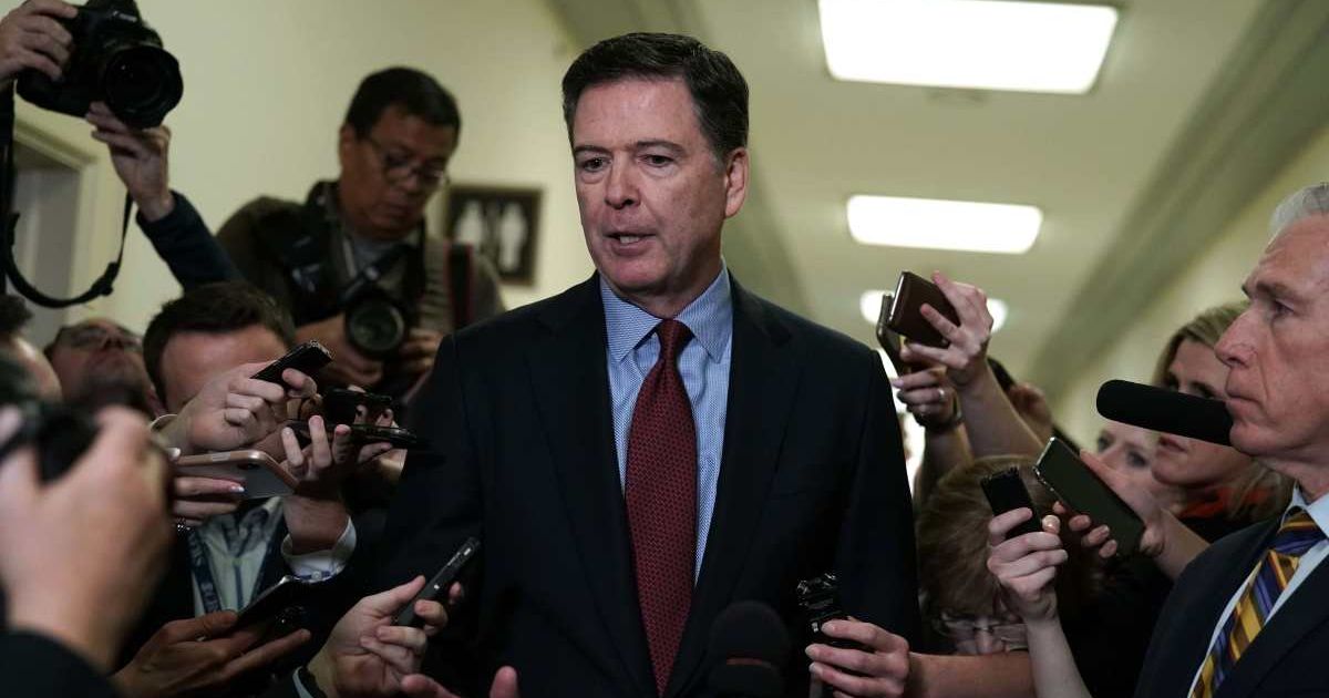 Former FBI Director James Comey had his North Carolina court appearance waived in the '86 47' case, avoiding a public hearing (Getty Images)