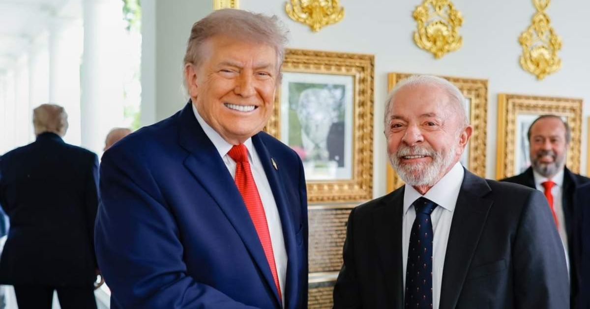 Trump and Lula were seen meeting at the White House as both leaders discussed trade, tariffs, and Cuba (@LulaOficial/X)