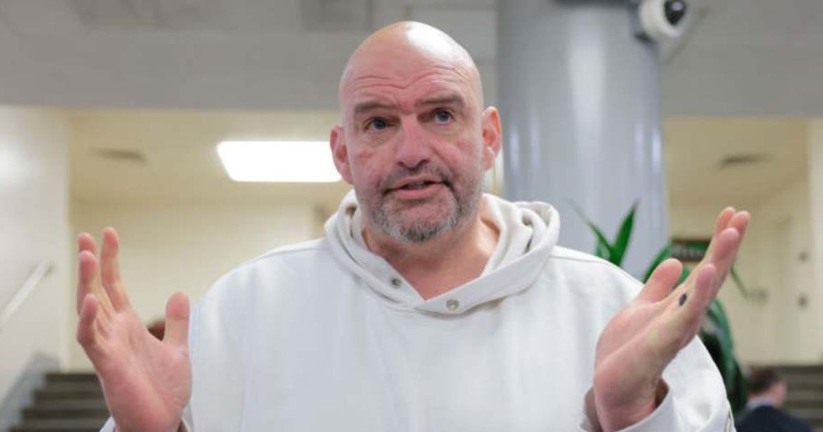 A viral post claimed Senator John Fetterman planned to leave the Democratic Party and run as an Independent in 2028 (Getty Images)