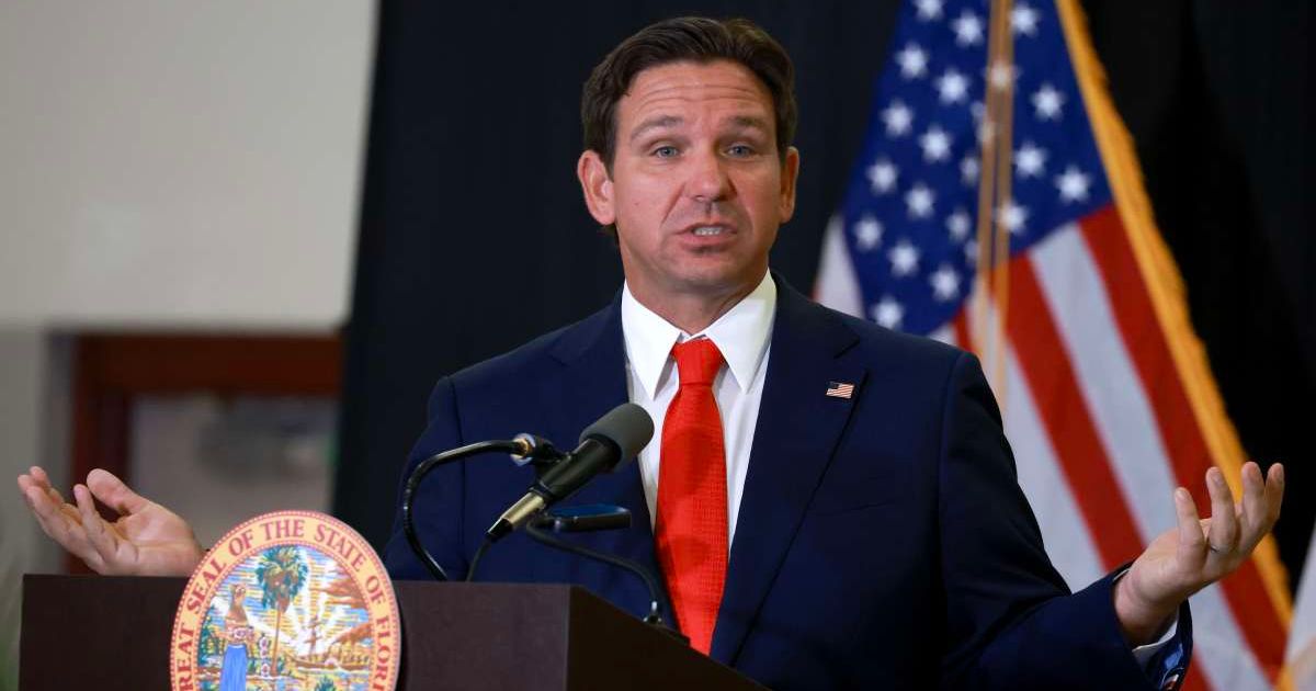 Florida Governor Ron DeSantis said Cuba's communist government should be 'put out to pasture' while signing laws targeting businesses linked to the island (Getty Images)