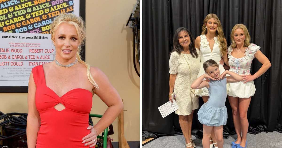 Britney Spears skipped niece Maddie Aldridge’s graduation as family members reunited in Louisiana (Getty Images, Screengrab/@jamielynnspears/Instagram)