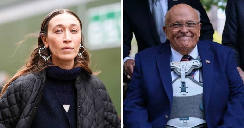 Gigi Hadid’s woke half-sister Alana Hadid lip-syncs, winks in Rudy Giuliani illness headline clip