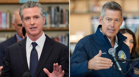 Gavin Newsom calls Sean Duffy ‘a total disgrace’ over reality show amid US transport crises