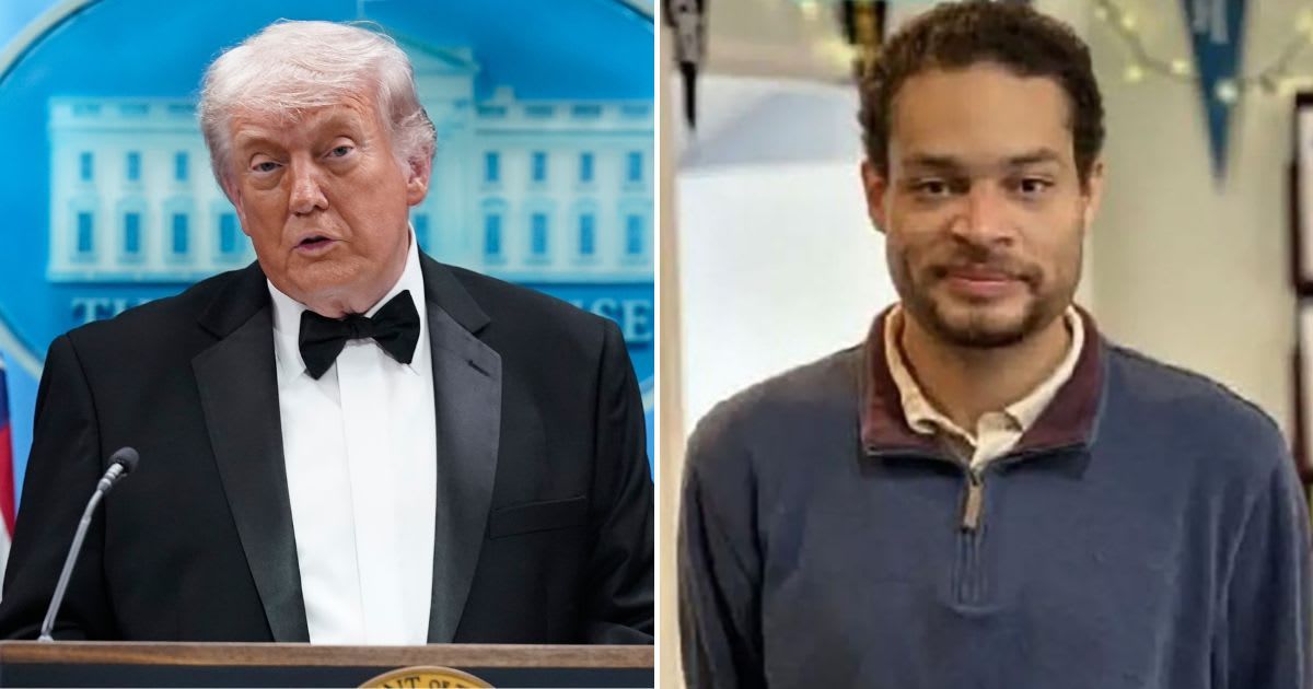 President Donald Trump blasted Judge Zia Faruqui over remarks to WHCD shooting suspect Cole Allen, calling them shocking (AP Photo/Jose Luis Magana, C2Education)
