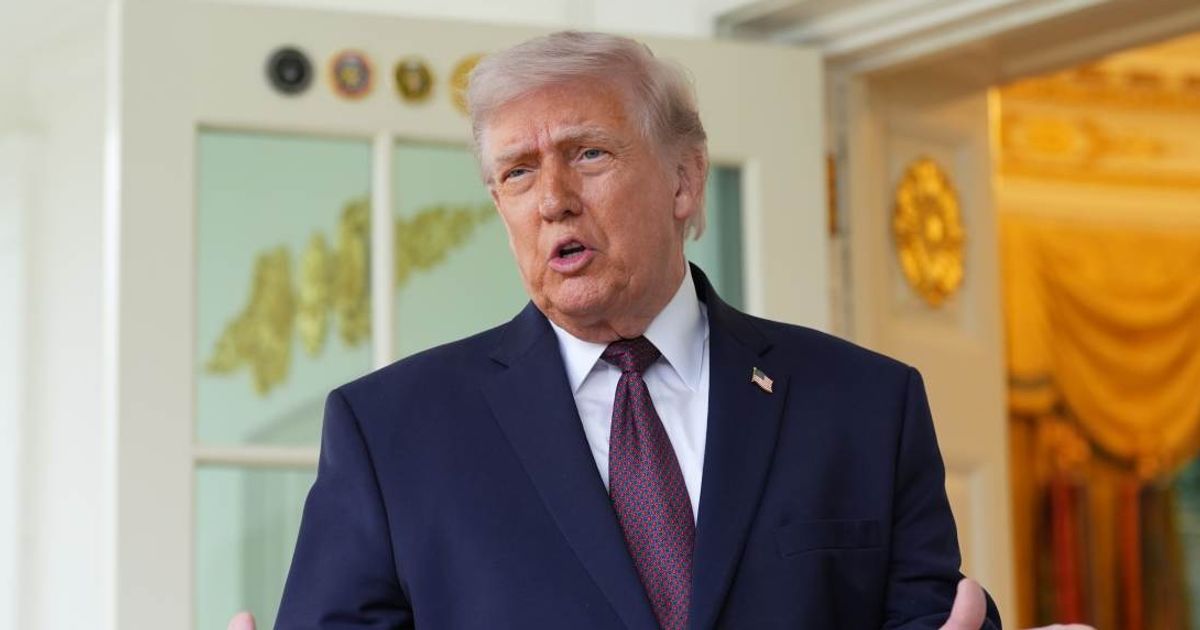 Donald Trump confirmed that he is still donating his full presidential salary during an interview on 'Full Measure with Sharyl Attkisson' on Sunday, May 10 (AP Photo/Alex Brandon)