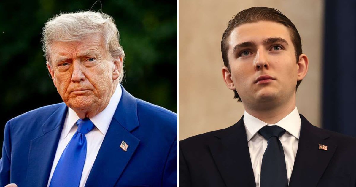 Donald Trump recently sat down for an interview with 'Full Measure with Sharyl Attkisson', where he blew trumpets of Barron’s popularity as he teased the idea of his son entering the political sphere (Getty Images)