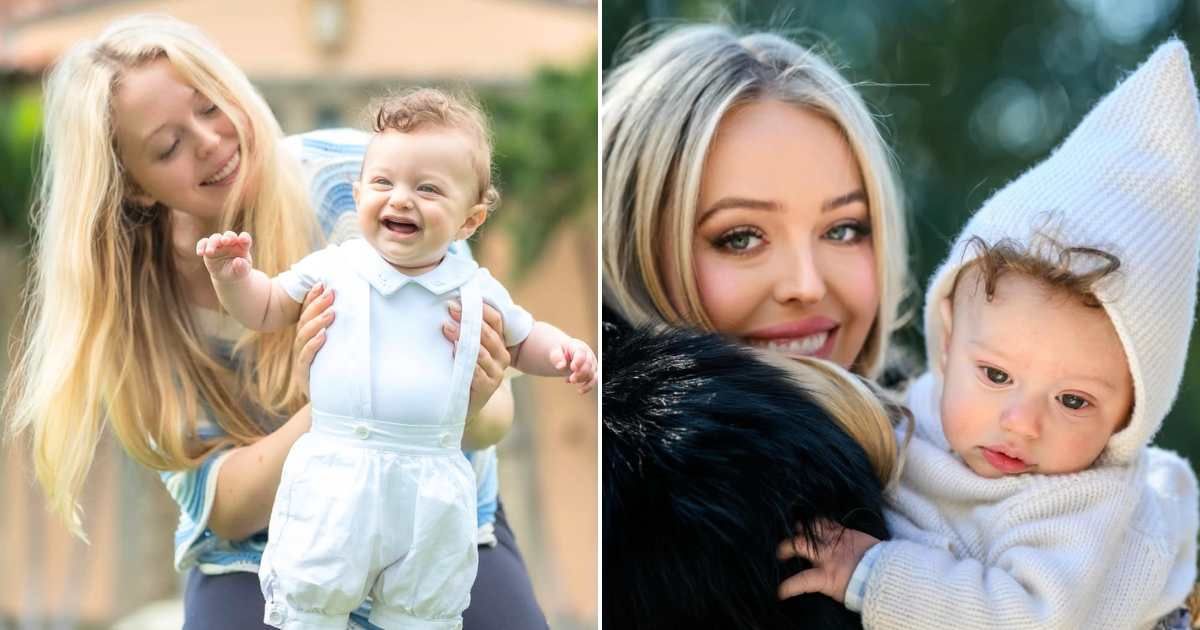 Tiffany Trump shared a rare glimpse of baby son Alexander Trump Boulos while celebrating her first Mother’s Day on Instagram (@tiffanytrump/Instagram)