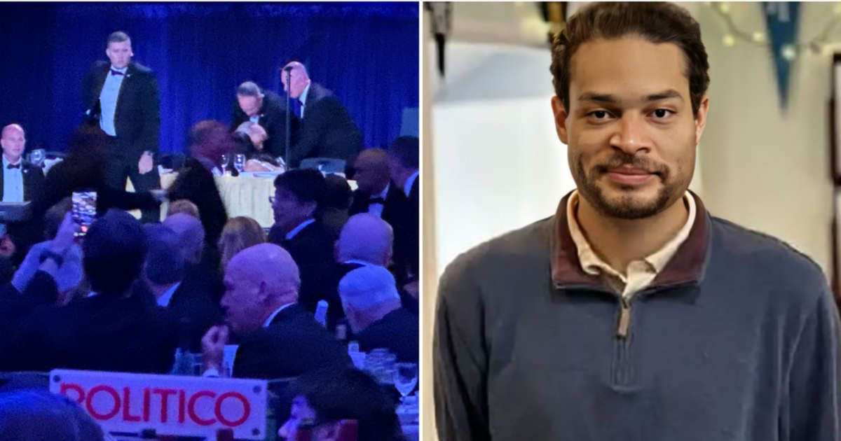 The April 25 shooting forced the Washington Hilton into lockdown as security teams rushed to shield the president and multiple Cabinet officials as gunfire erupted (AP Photos/Alex Brandon; C2Education)