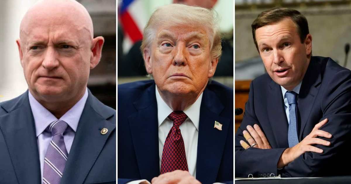 Senators Mark Kelly and Chris Murphy criticized President Donald Trump's Iran policy, saying the war raised costs, energy prices and federal spending (Getty Images, AP Photos)