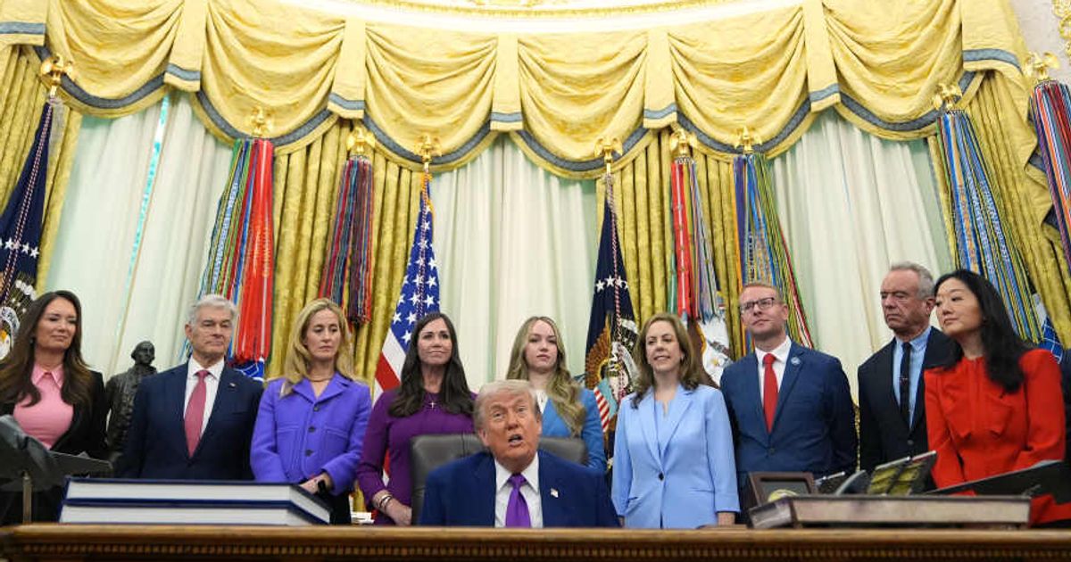 President Donald Trump speaks to reporters at an event about maternal healthcare, Monday, May 11, 2026, in the Oval Office of the White House, in Washington (AP Photo/Jacquelyn Martin)