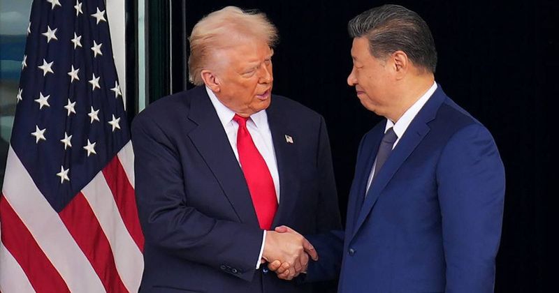 'Doing great with China': Trump touts US-China ties ahead of summit as Musk, Cook join Beijing trip