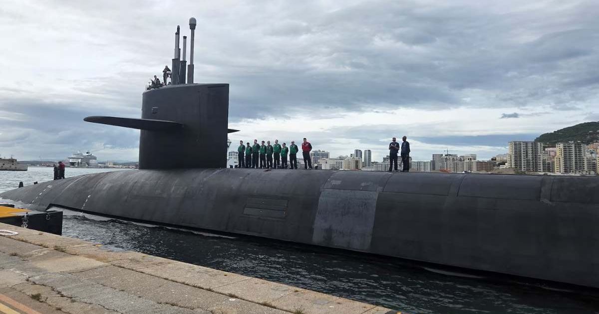 The US military confirmed an Ohio-class nuclear submarine arrived in Gibraltar after Trump dismissed Iran’s counteroffer (US Sixth Fleet)