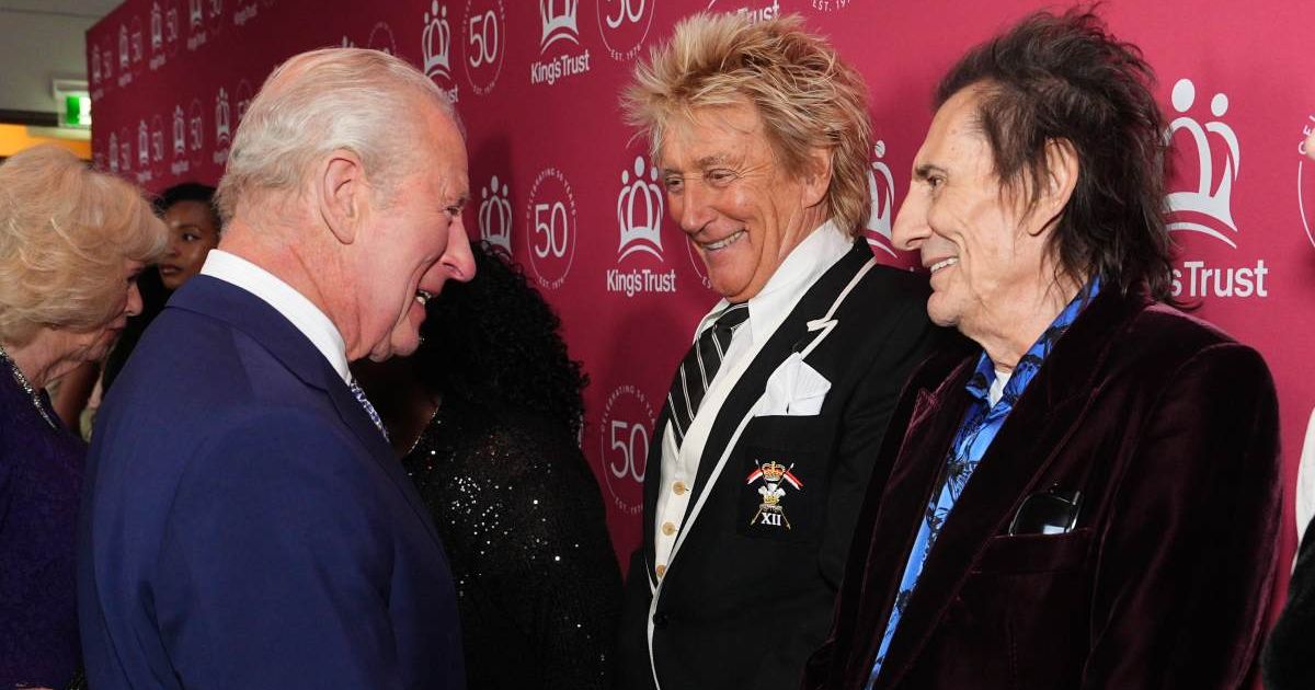 Rod Stewart praised King Charles III during The King’s Trust celebration at Royal Albert Hall attended by several major stars (Getty Images)