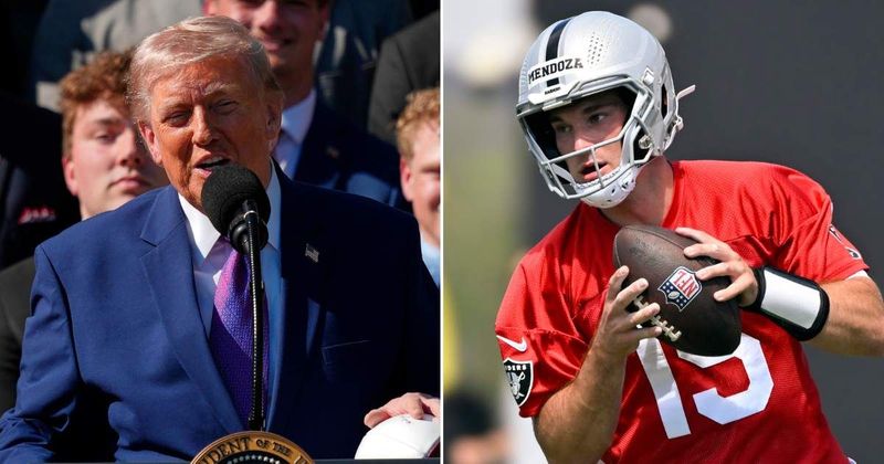 Trump riffs on Indiana QB’s White House no-show, insists top draft pick is still a 'big fan'