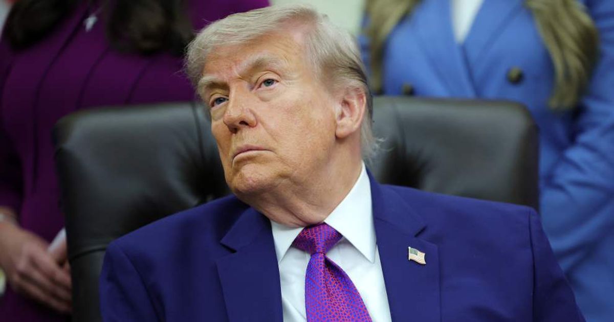 President Donald Trump speaks at an event on maternal healthcare in the Oval Office of the White House on May 11, 2026 in Washington, DC (Kevin Dietsch/Getty Images)