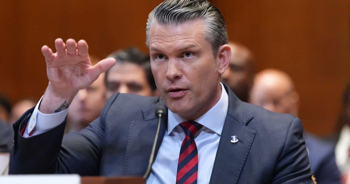 Defense Secretary Pete Hegseth testifies before a Senate Appropriations defense subcommittee on the Department of Defense budget request in Washington on Tuesday, May 12, 2026 (AP Photo/Alex Brandon)