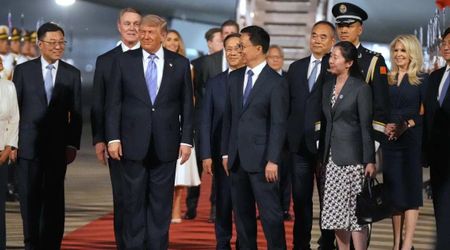 Trump arrives in China for Xi talks as tariffs, AI and Iran dominate agenda
