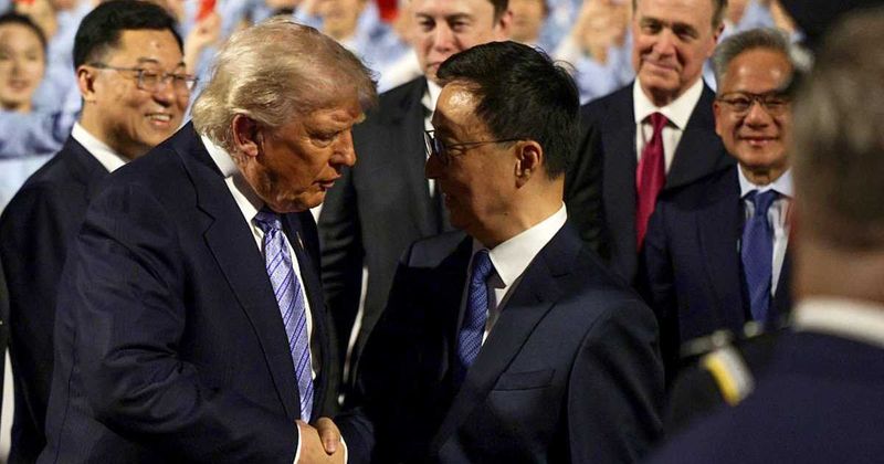Trump takes Nvidia CEO Jensen Huang to China after public snub controversy