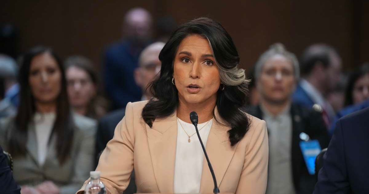Anna Paulina Luna claimed files taken from Tulsi Gabbard’s office were being prepared for declassification before disappearing (Getty Images)