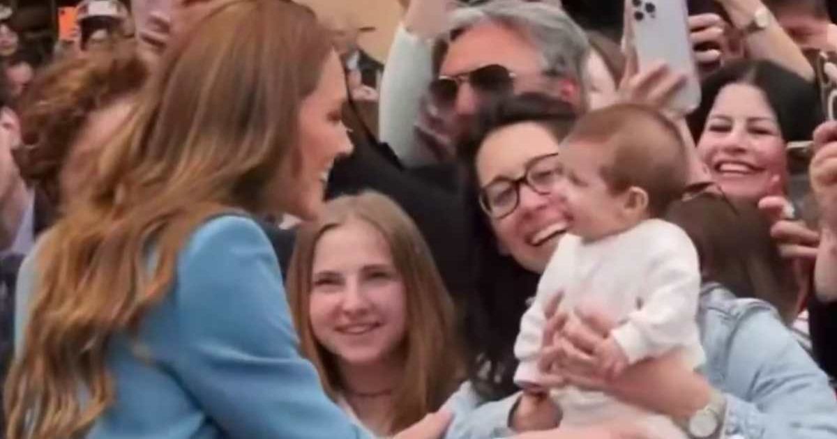 Kate Middleton made her first appearance in Italy during her first overseas tour since her diagnosis (Screengrab/@RoyallyBelle, X)