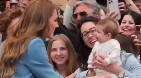 Kate Middleton's adorable moment with baby during Italy trip goes viral