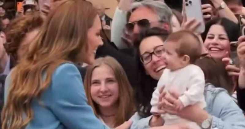 Kate Middleton's adorable moment with baby during Italy trip goes viral